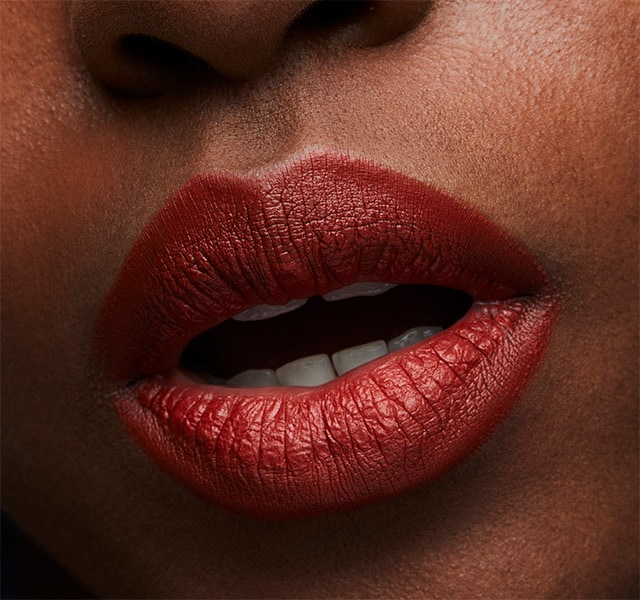 dark burgundy lipstick matte